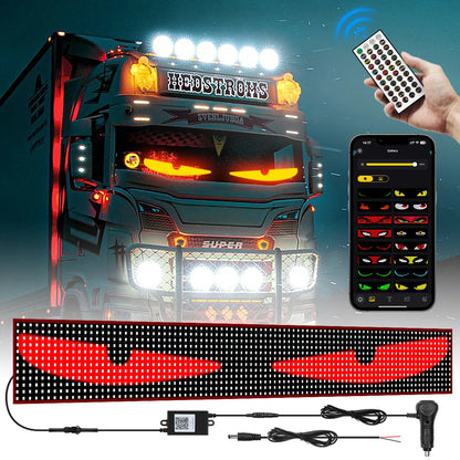 Dynamic Animated Devil Eye LED Panel