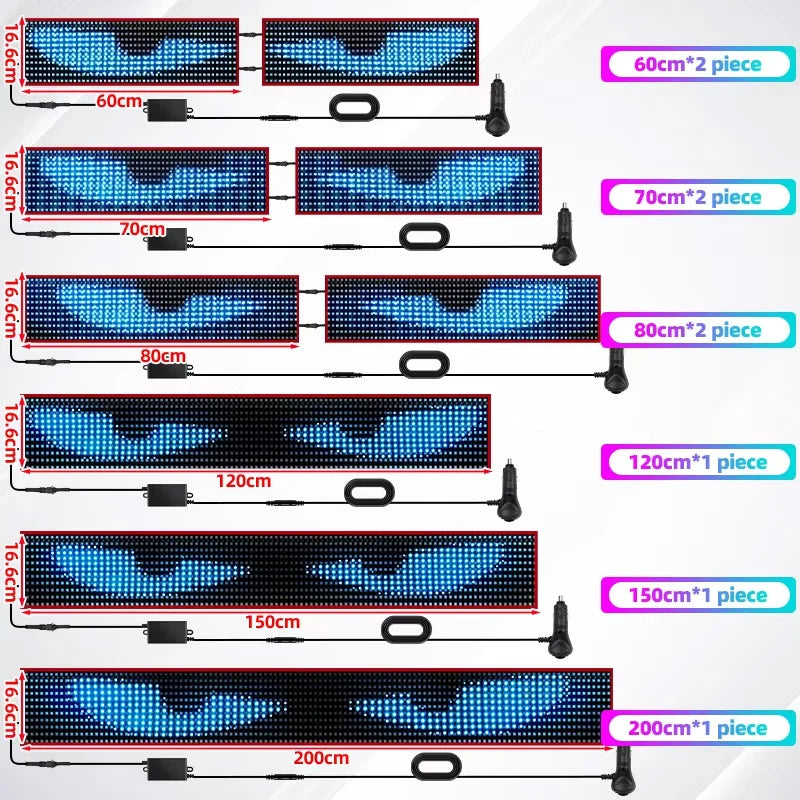 Dynamic Animated Devil Eye LED Panel